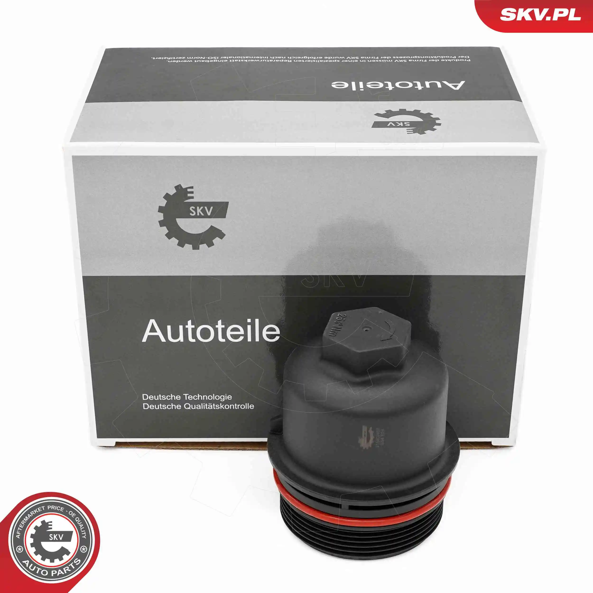 Cap, oil filter housing
